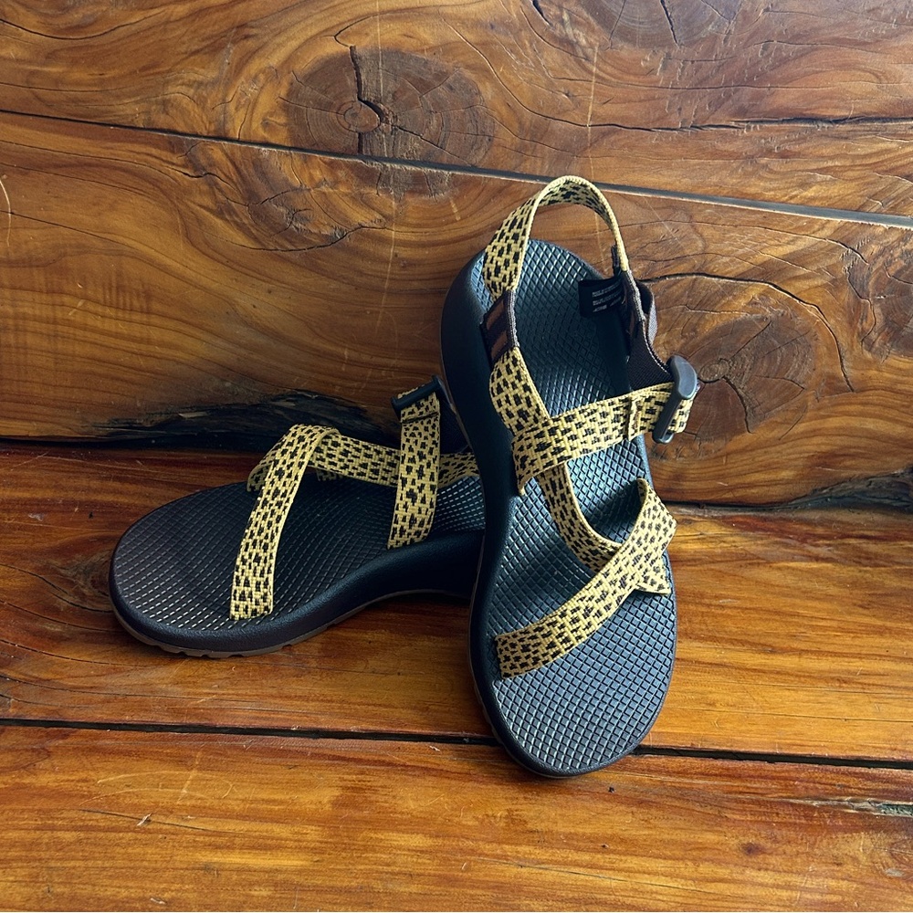Chaco Black and Tan Women's Sandals